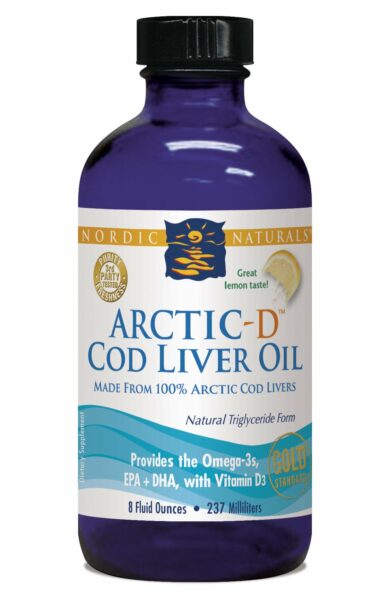 Arctic-D Cod Liver Oil - Lemon - 8oz liquid