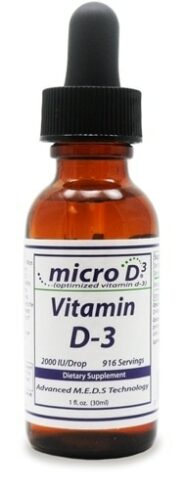 Micro D-3 Vitamin D-3 - 1oz