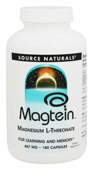 Magnesium L-Threonate (Magtein) - 180 capsules