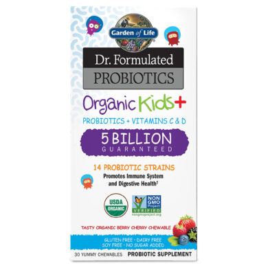 Dr. Formulated PROBIOTICS Organic Kids+ - 30 chewables
