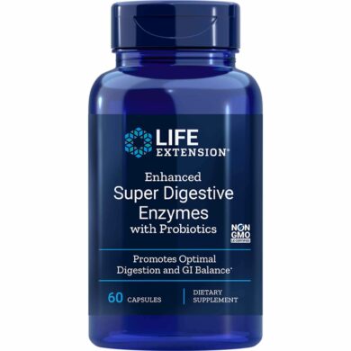 Enhanced Super Digestive Enzymes w/Probiotics - 60 capsules
