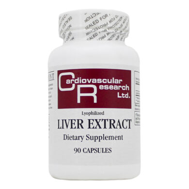 Liver Extract (Lyophilized 550mg) - 90 capsules