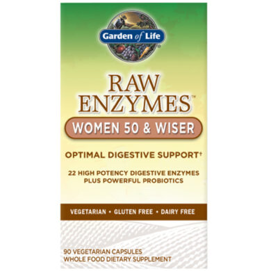 RAW Enzymes Women 50 and Wiser - 90 capsules