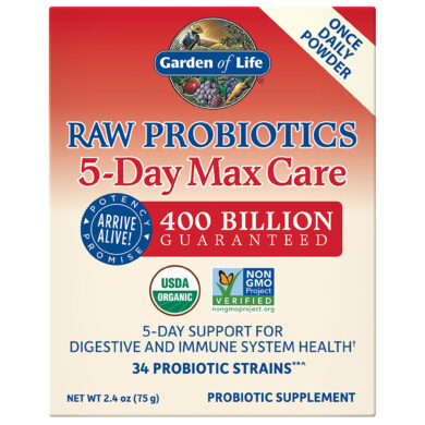 RAW Probiotics 5 Day Max Care - 75 grams
