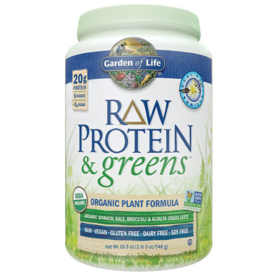 Raw Protein and Greens Vanilla Powder - 548 grams