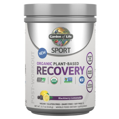 SPORT Organic Post-Workout Recovery Blackberry Lemonade - 446 grams