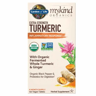 mykind Organics Extra Strength Turmeric Inflammatory Response - 120 tablets