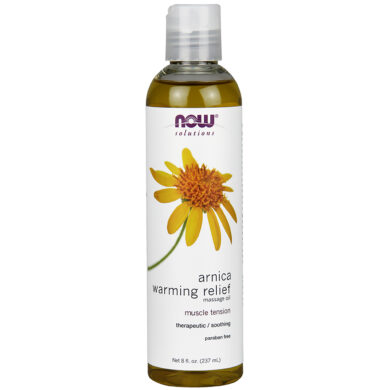 Arnica Warming Relief Massage Oil - 8 ounces