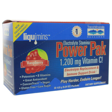 Electrolyte Stamina Power Pak - Raspberry - 32 packets