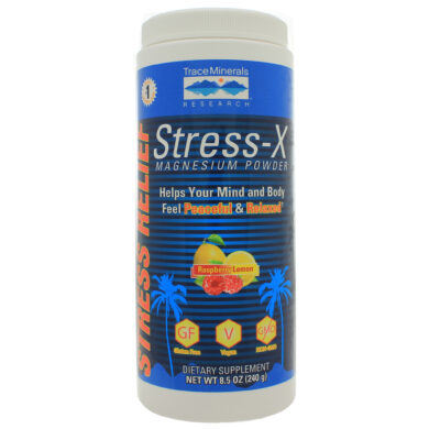 Stress-X Magnesium Powder Rasp-Lemon - 8.5 ounces