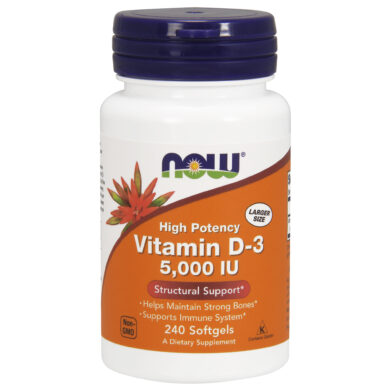 Vitamin D-3 5,000IU - 240 softgels