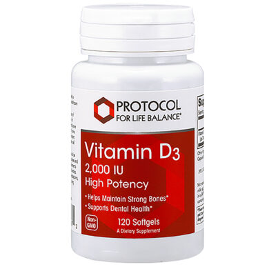 Vitamin D3 2,000IU - 120 softgels