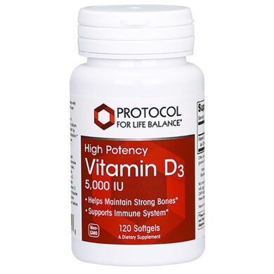 Vitamin D3 5,000IU - 120 softgels