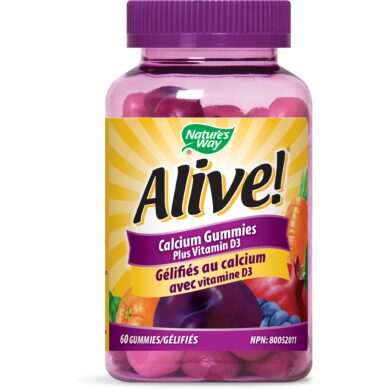 Alive Calcium Gummies - 60 gummies