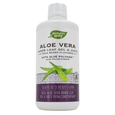 Aloe Vera Gel and Juice (Berry) - 1 liter