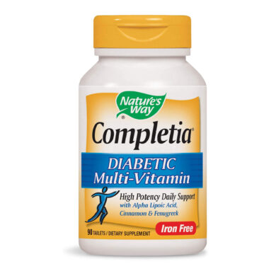 Completia Diabetic Multi-Vitamin (iron-free)  - 90 tablets