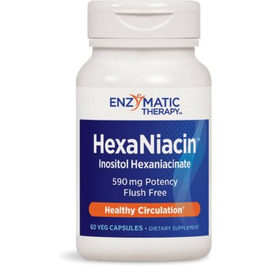 HexaNiacin Inositol Hexaniacinate (flush-free)  - 60 capsules