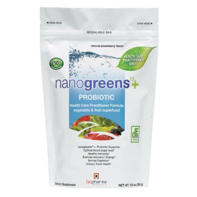 NanoGreens+ Probiotic - Strawberry - 300 grams
