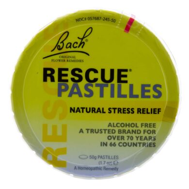 Rescue Pastilles Orange and Elderflower - 50 gram pastilles