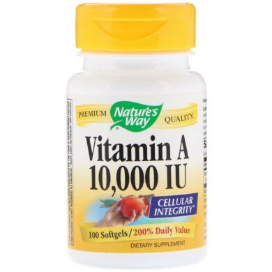 Vitamin A 10,000IU - 100 softgels