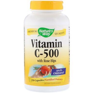 Vitamin C 500 with Rose Hips - 250 capsules