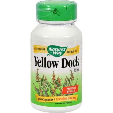 Yellow Dock Root - 100 capsules