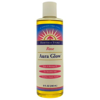 Aura Glow Rose/Massage Formula - 8 ounces