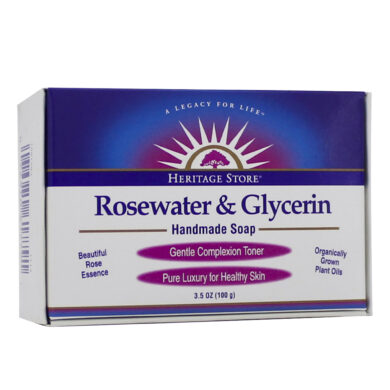 Rosewater & Glycerin Soap Rose - 3.5 ounces