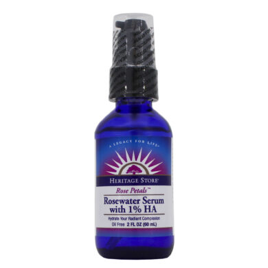 Rosewater Serum with 1% HA Drops - 2 ounces
