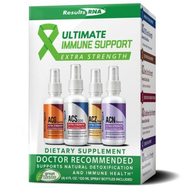 Ultimate Lyme Support 4oz System (ACS 200, ACZ Nano, ACG Glutathione, ACN Neuro), 4 bottle set