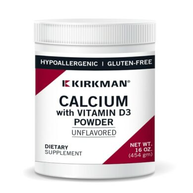Calcium w/Vitamin D Powder (Unflavored) - Hypo 16 oz