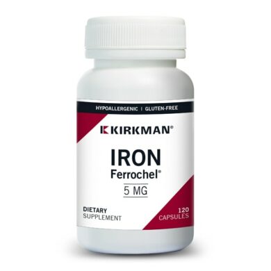 Iron 5 mg Bio-Max Series Capsules - Hypo 120 ct
