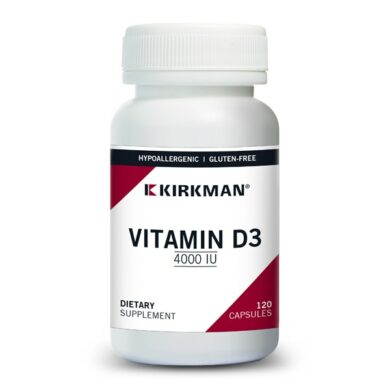 Vitamin D-3 4000 IU Capsules - Hypo 120 ct