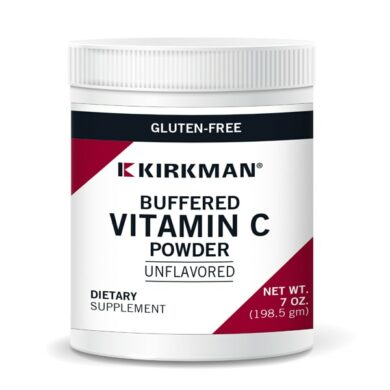Buffered Vitamin C Powder - Unflavored - Bio-Max Series - Hypoallergenic - 7oz / 198.5 grams