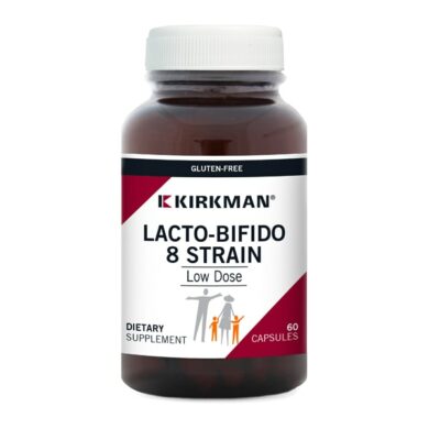 Lacto/Bifido 8-Strain Probiotic - Low Dose Children’s Formula 12 Billion CFUs per Capsule - 60 capsules