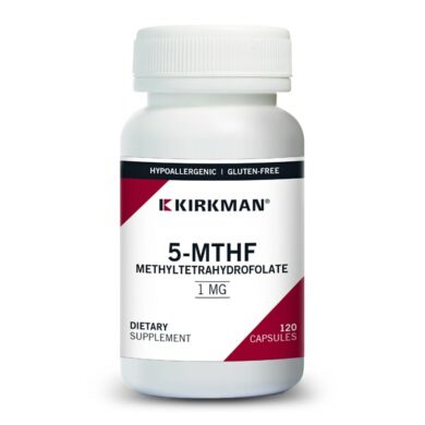 5-MTHF ([6S]-5-Methyltetrahydrofolate) 1 mg - Hypoallergenic - 120 capsules