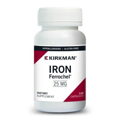 Iron 25 mg Bio-Max Series Capsules - Hypo 120 ct