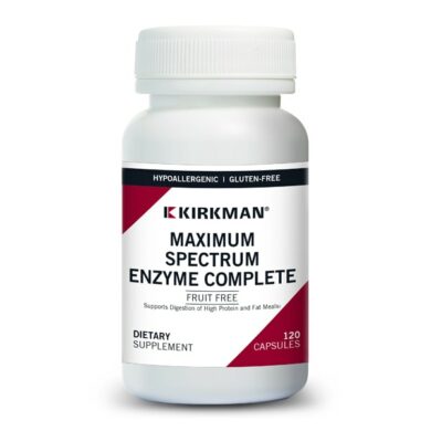 Maximum Spectrum EnZym Complete/DPPIV Fruit Free Isogest Formula 120ct