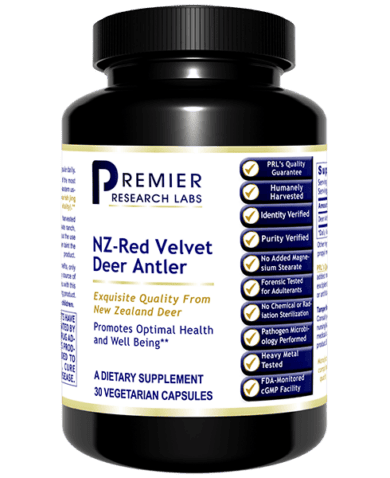 NZ-Red Velvet Deer Antler - 30 Plant-sourced capsules
