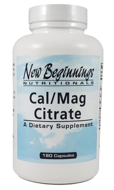 Calcium/Magnesium Citrate - 180 Capsules