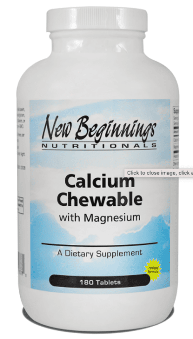 Calcium Chewable with Magnesium (100 tabs) - Revised!