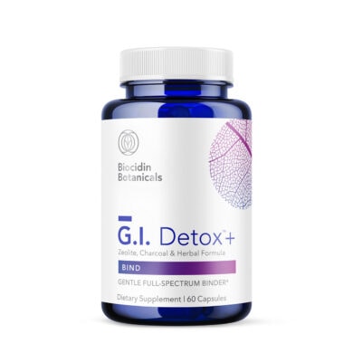GI Detox™+ - Zeolite, Charcoal & Herbal Formula - 60 capsules