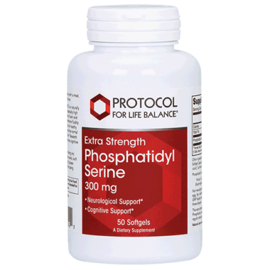 Phosphatidyl Serine 300mg (Extra Strength) - 50 Softgels