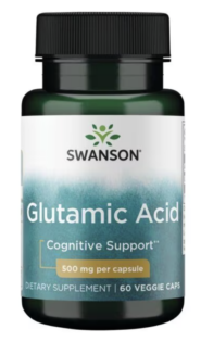 Glutamic Acid - 500mg - 60 capsules