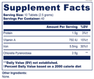 Alternative view of Chlorella Pyrenoidosa - 400 tablets (250mg)