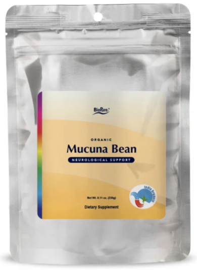 Mucuna Bean Powder (Organic) - 1/2 lb bag