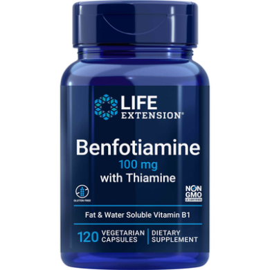 Benfotiamine w/Thiamine - 120 capsules