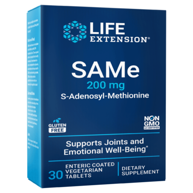 SAMe (S-Adenosyl-Methionine) 200mg 30 ct