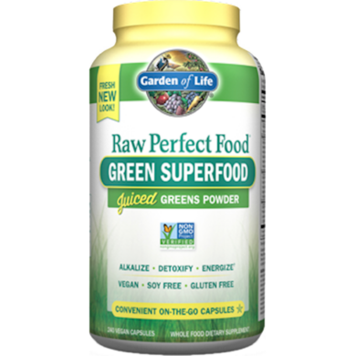 Perfect Food RAW 240 Vegetable Capsules