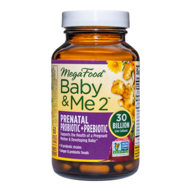 Baby & Me 2™ Prenatal Probiotic + Prebiotic - 60 capsules